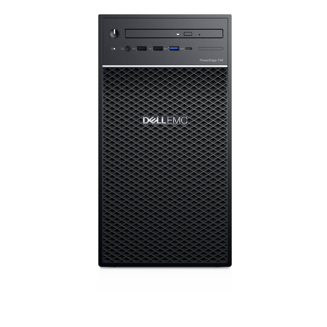 Servidor Dell PowerEdge T40 (Xeon E-2224G, 8GB RAM, 1TB HDD, Fuente 300W, Torre 4U)