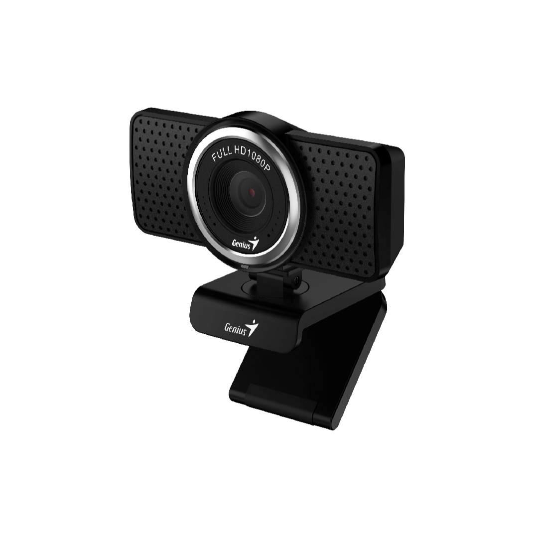 Cámara Web Genius ECam 8000, Graba en Full HD 1080p, Giro y tripode diseñado, Webcam