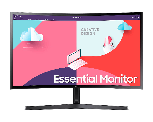 Monitor Curvo Samsung de 27”, FullHD, 75HZ, Panel VA, VGA, HDMI, FreeSync