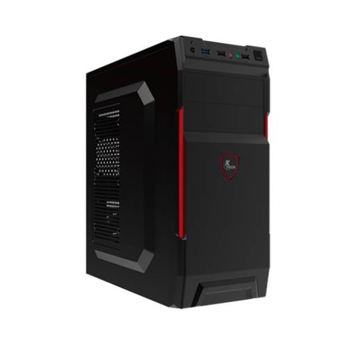 Xtech – Desktop – ATX – Black and red – 600W PS XTQ-214