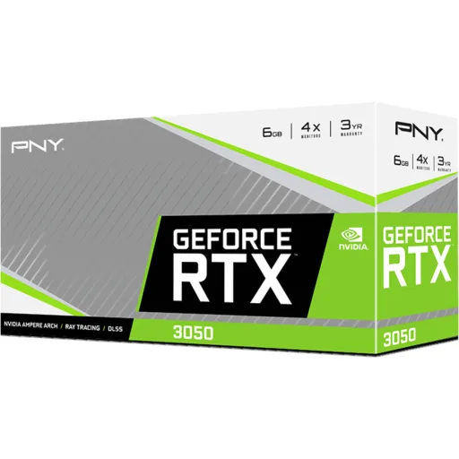 Tarjeta de video PNY/RTX 3050 6GB Verto Dual Fan